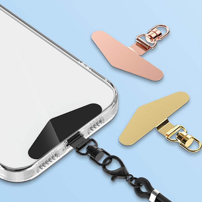 Phone Accessories Hanging - スチール製スマホストラップガスケットパッチ、落下防止、紛失防止、携帯電話ロープカード、メタルクリップストラップ、吊り下げコードタブアクセサリー