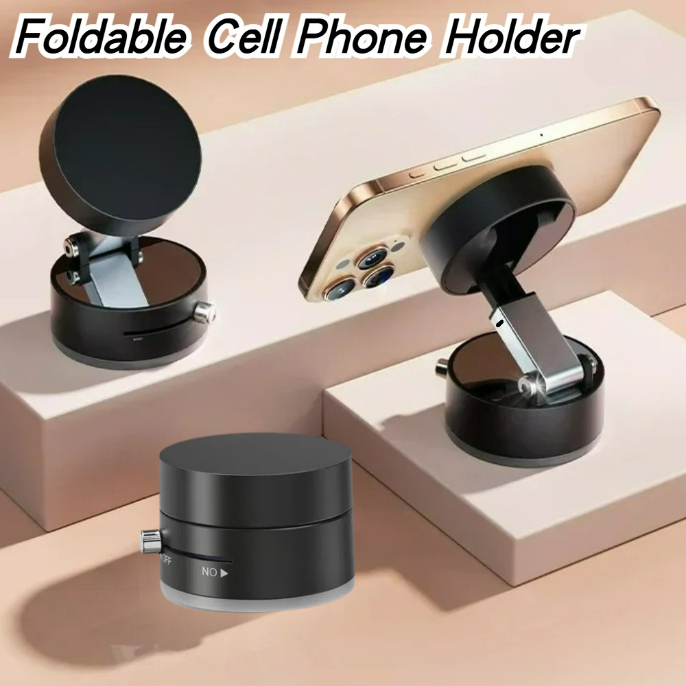 Phone Accessories Holder Car - 高性能磁気真空ホルダー折りたたみ式ユニバーサル電話スタンド車のデスクトップ浴室アウトドアスポーツアクセサリー