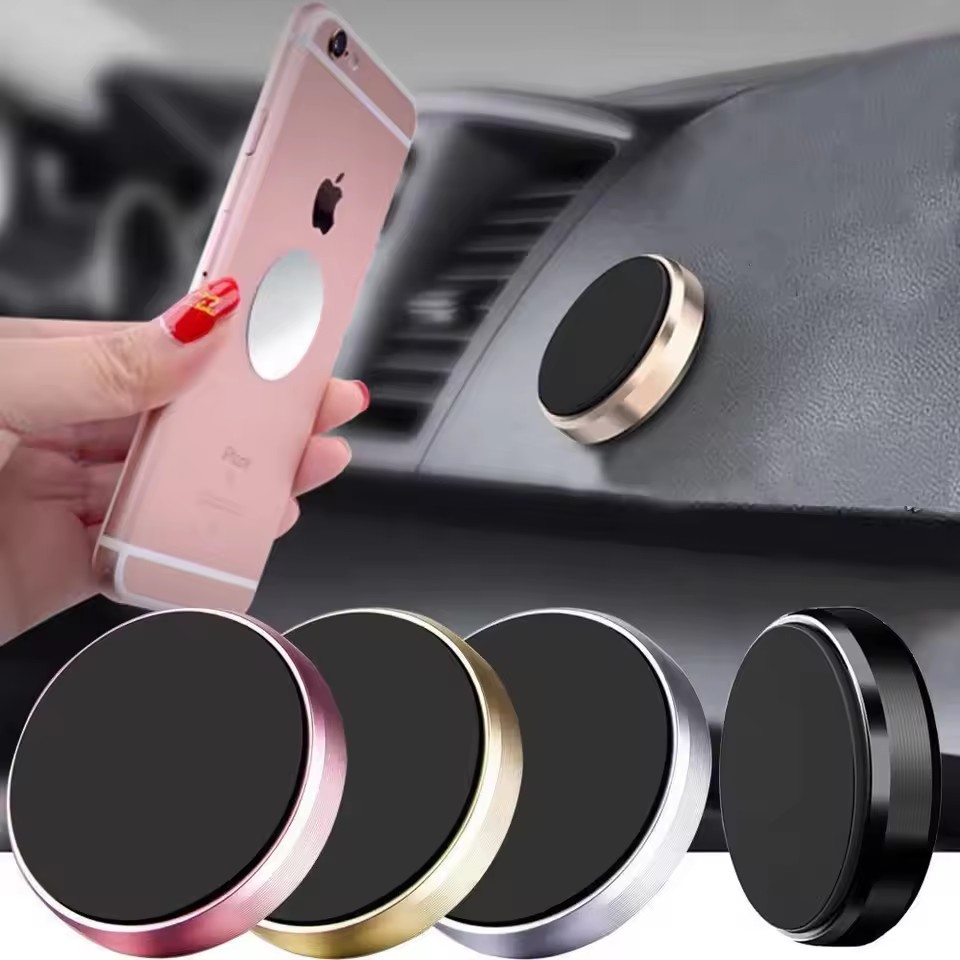 Phone Accessories Holder Car - マグネット式車載携帯電話ホルダー マグネットマウントブラケット 車のダッシュボードや壁に貼り付け可能 車内での携帯電話サポート iPhone、Samsung、Xiaomi対応