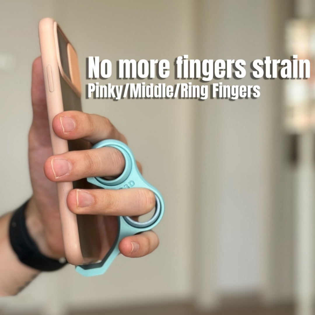 Desk Phone Stand - 1個入り携帯電話グリップホルダー、フィンガーリンググリップスタンド、男女兼用キャンディカラー携帯電話ホルダースタンド、女の子向けユニバーサルハンドセットブラケット