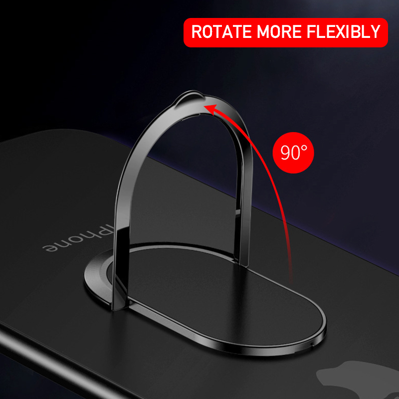 Desk Phone Stand - ユニバーサルフィンガーリングホルダー マグネット式車載スマホホルダー スマートフォン用マグネットサポート iPhone対応
