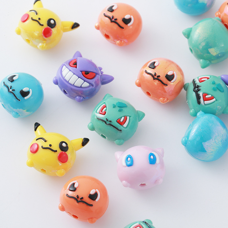 12 個ポケモンビーズ DIY 携帯電話ストラップキーホルダ - Phone Accessories Crochet のレビューと価格