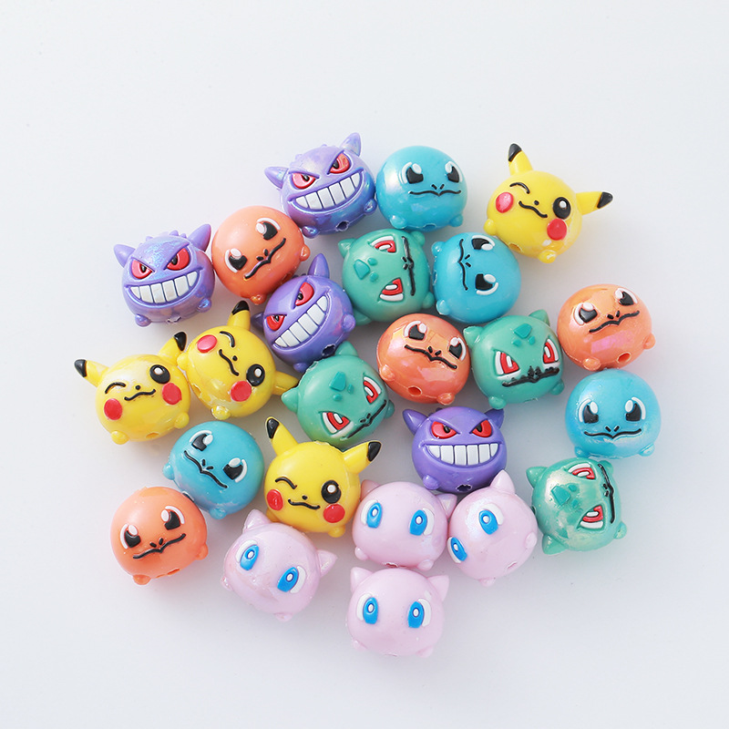 12 個ポケモンビーズ DIY 携帯電話ストラップキーホルダ - Phone Accessories Crochet のレビューと価格
