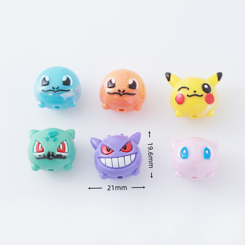 12 個ポケモンビーズ DIY 携帯電話ストラップキーホルダ - Phone Accessories Crochet のレビューと価格