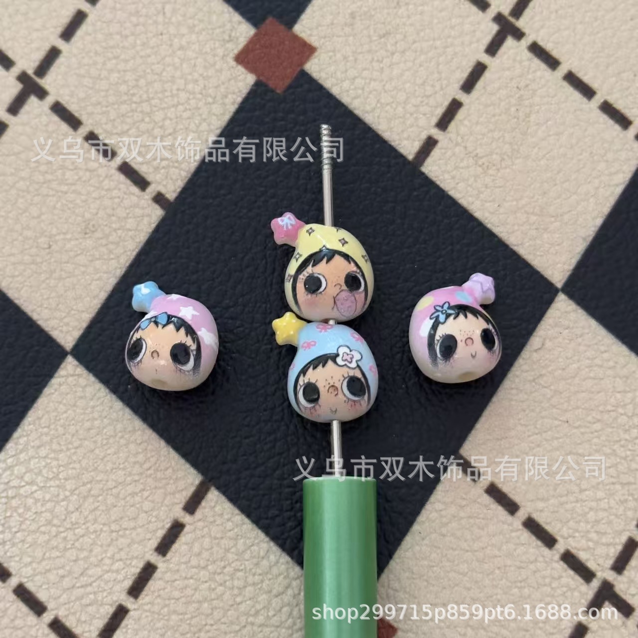 10個入りプリントレリーフスターハットユユアバタービーズDI - Phone Accessories Hanging のレビューと価格