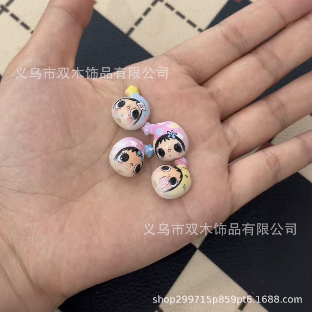 10個入りプリントレリーフスターハットユユアバタービーズDI - Phone Accessories Hanging のレビューと価格