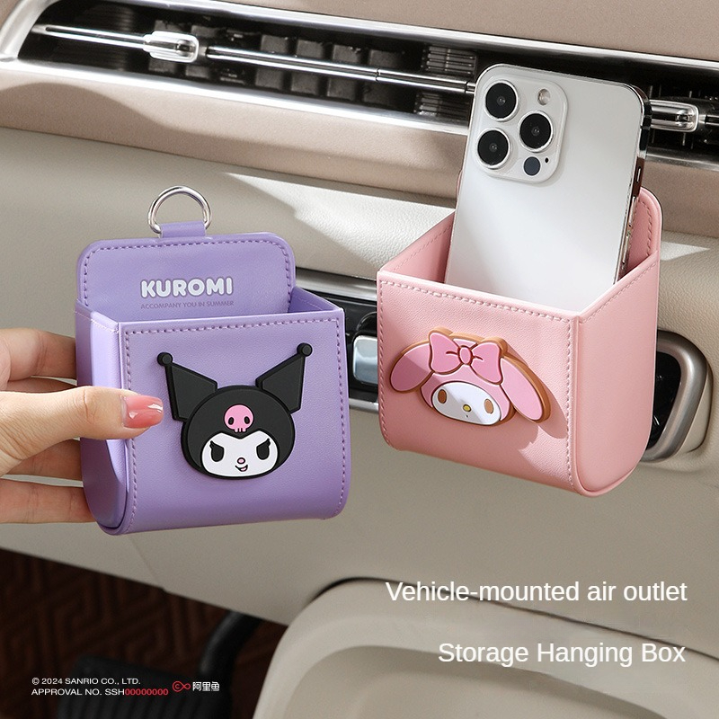 サンリオ クロミ ハローキティ 車用エアコン吹き出し口収納ボ - Phone Accessories Hanging のレビューと価格