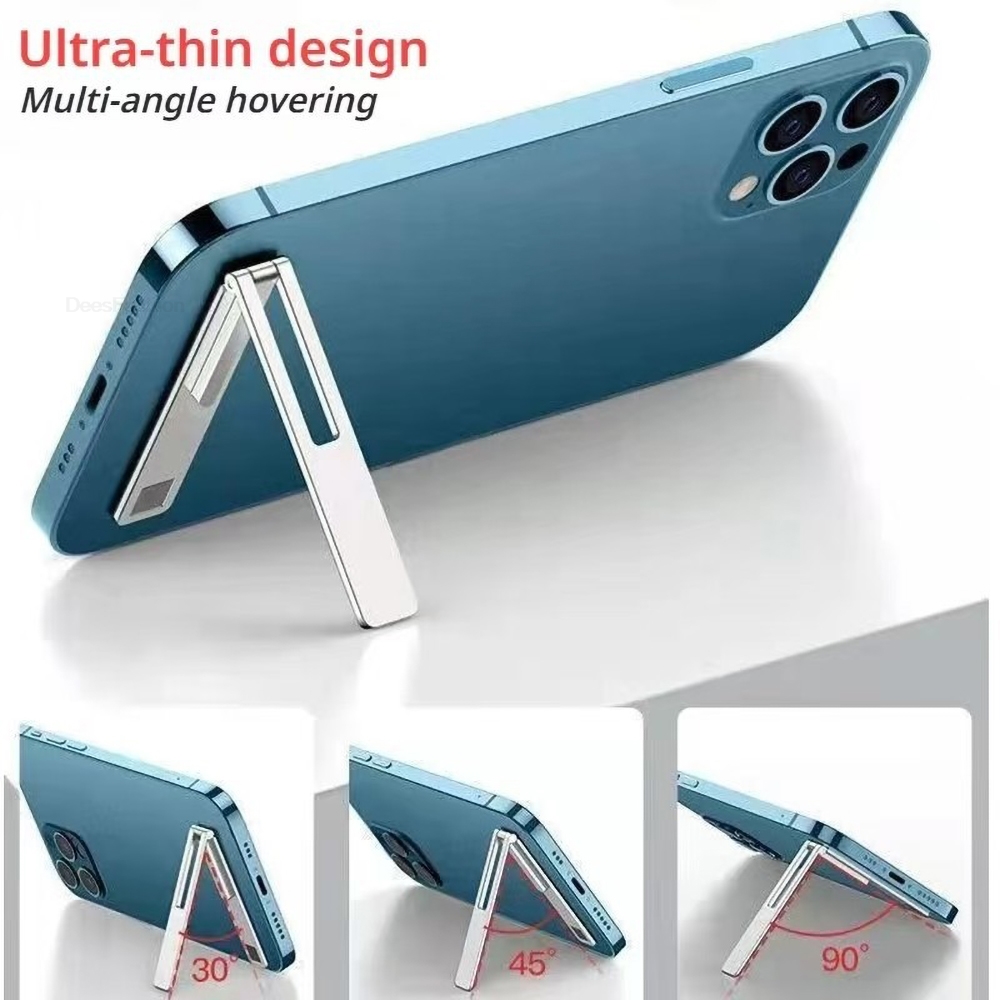 金属製スチール折りたたみ式携帯電話ブラケットユニバーサルデス - Desk Phone Stand のレビューと価格