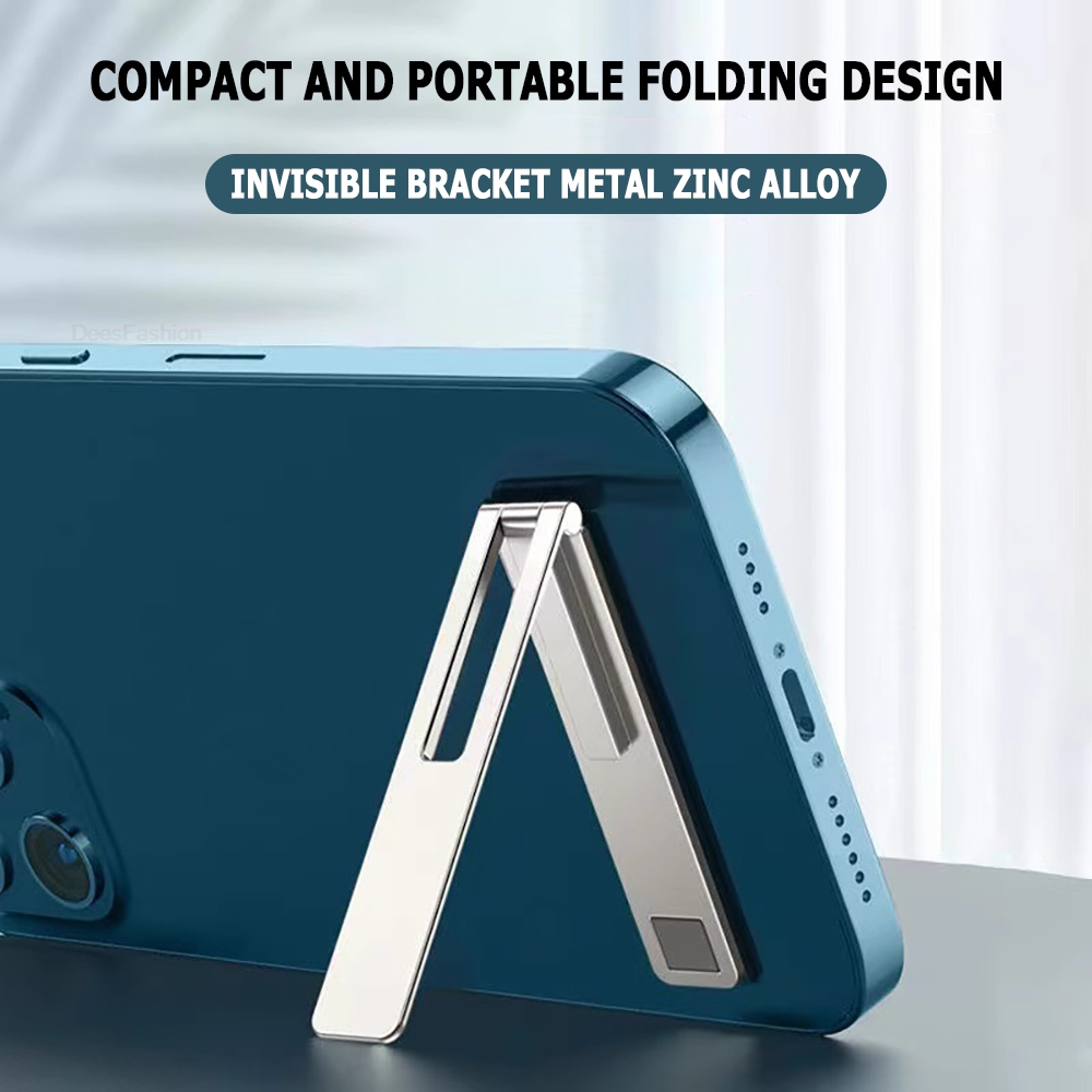 金属製スチール折りたたみ式携帯電話ブラケットユニバーサルデス - Desk Phone Stand のレビューと価格