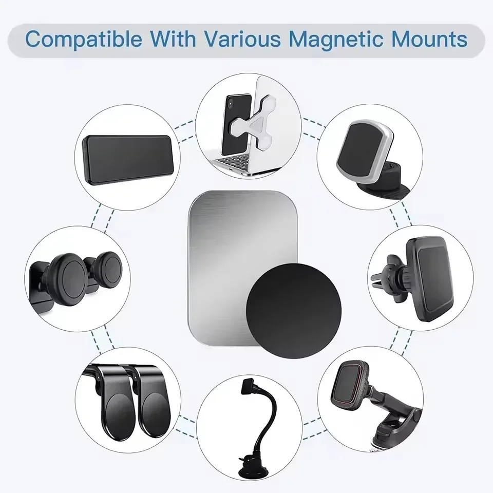 5/10個入り 磁気金属プレートディスク 車載電話ホルダース - Phone Accessories Holder Car のレビューと価格