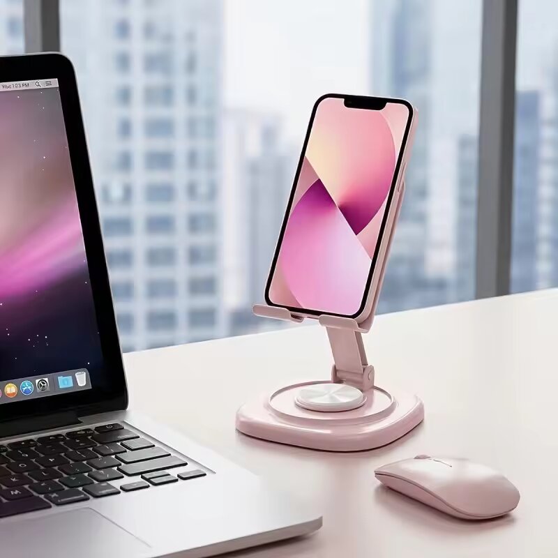 360度回転可能折りたたみ式デスクトップ電話スタンドポータブ - Phone Accessories Crochet のレビューと価格