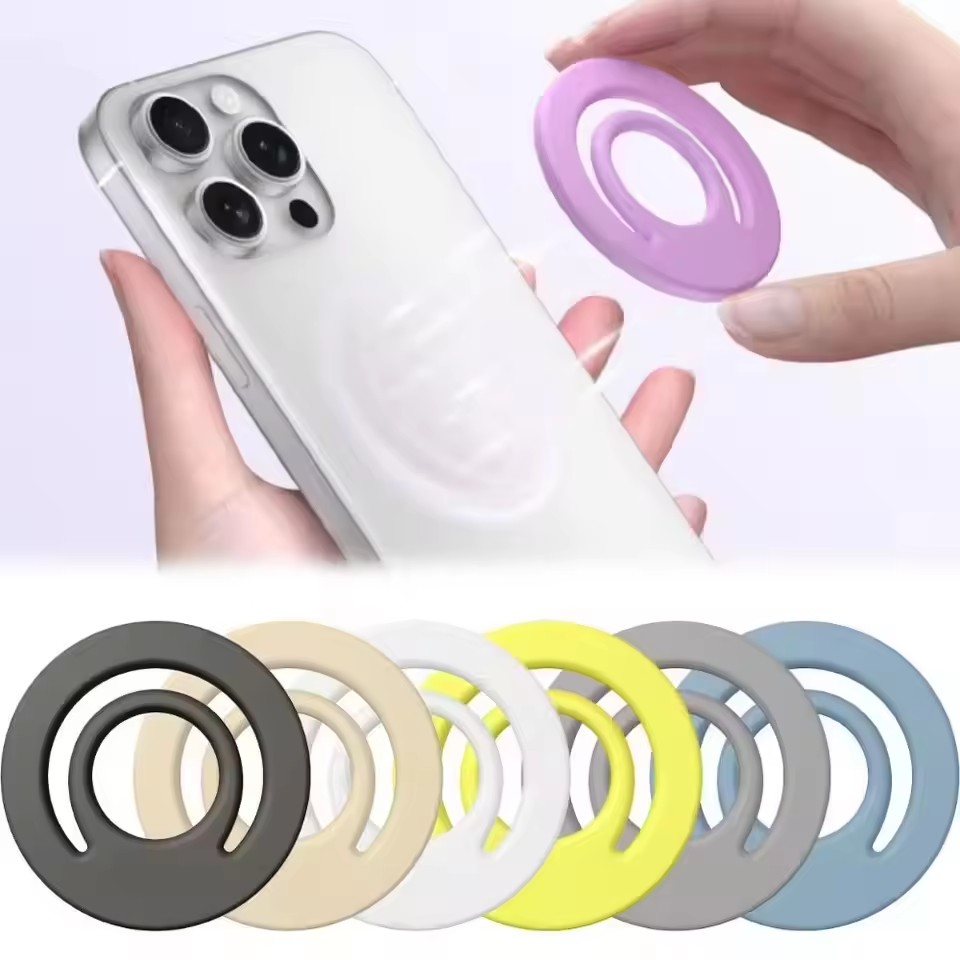マグネット式シリコンスタンドフィンガーリング車載ホルダー i - Phone Accessories Crochet のレビューと価格