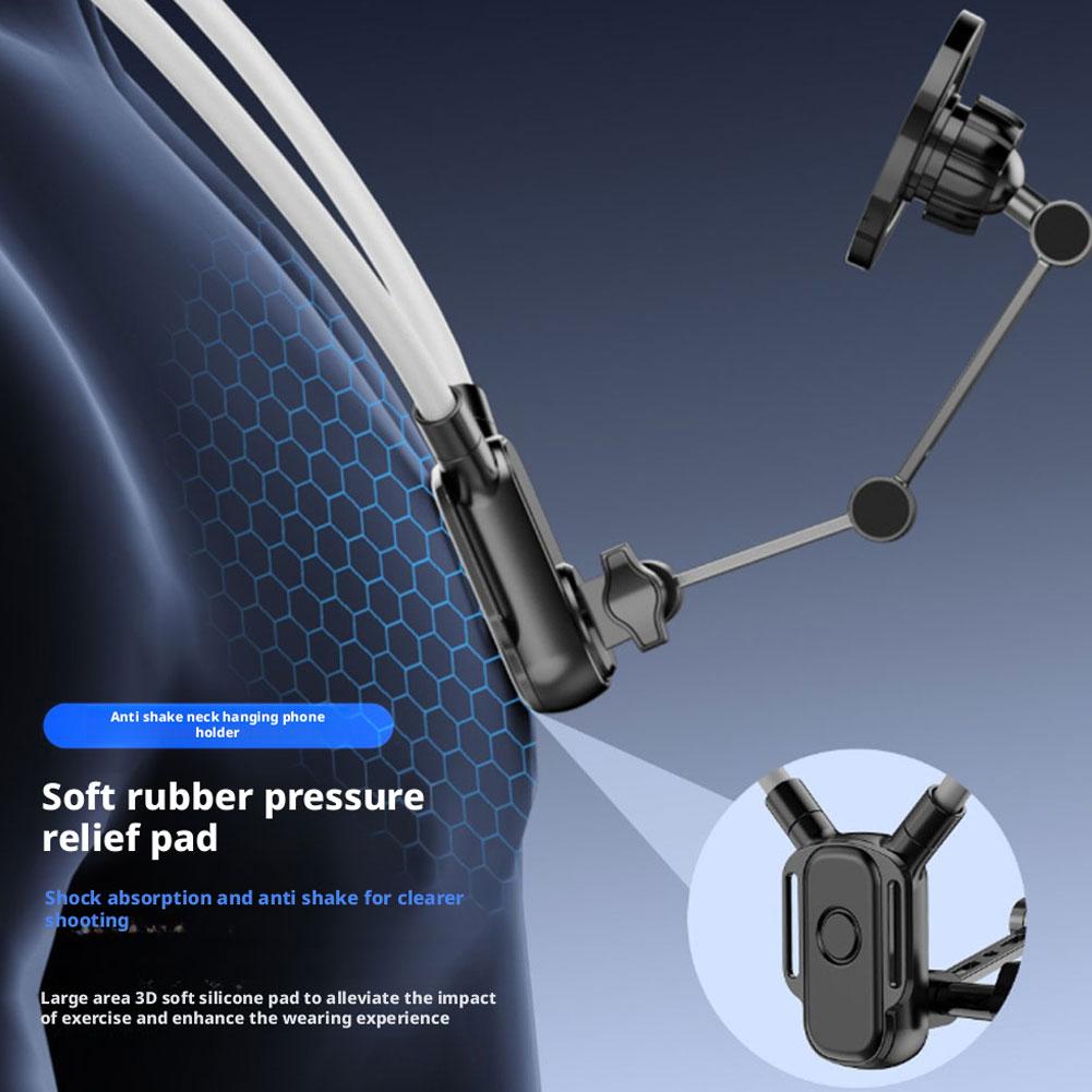 首掛け式スマホホルダー ポータブル ハンズフリー フレキシブ - Neck Hanging Phone Holder のレビューと価格