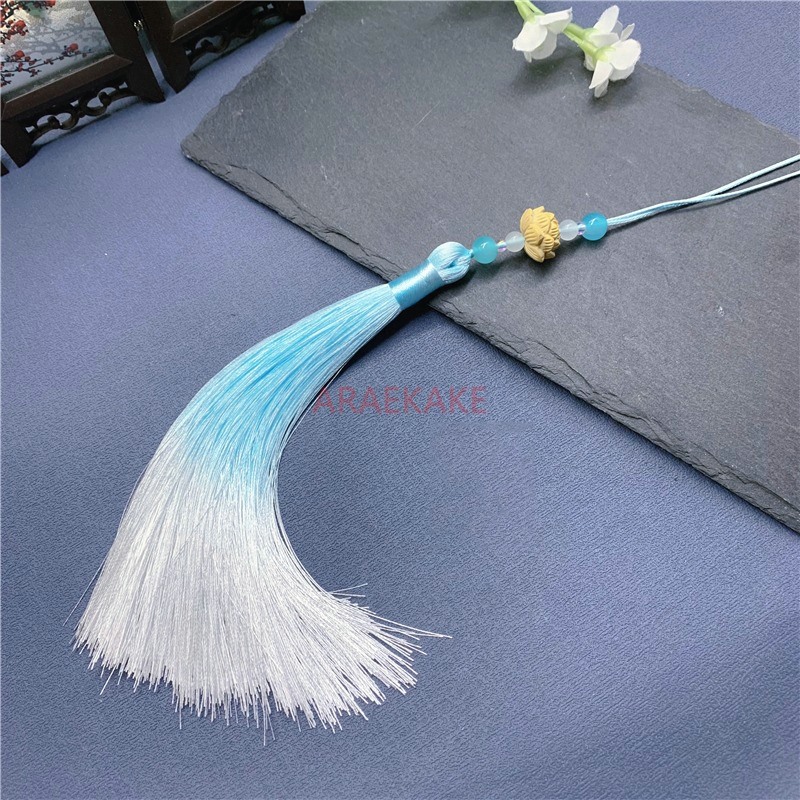 グラデーションタッセル蓮の花電話吊り下げタッセル、フルートフ - Phone Accessories Hanging のレビューと価格