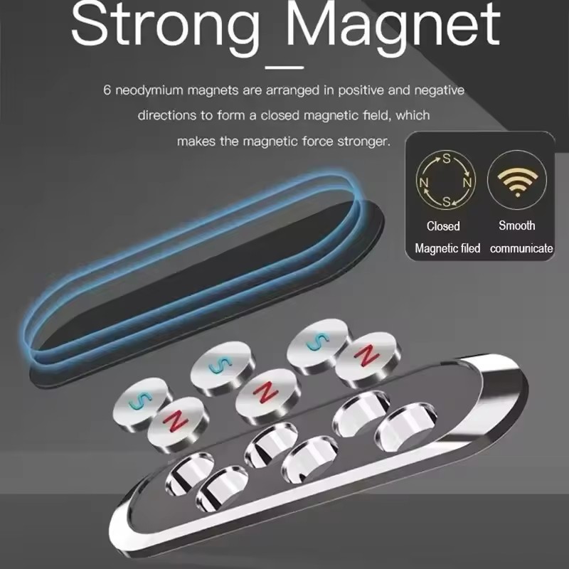 金属製磁気式スマホホルダー 磁気式車載スマホホルダー スタン - Phone Accessories Holder Car のレビューと価格