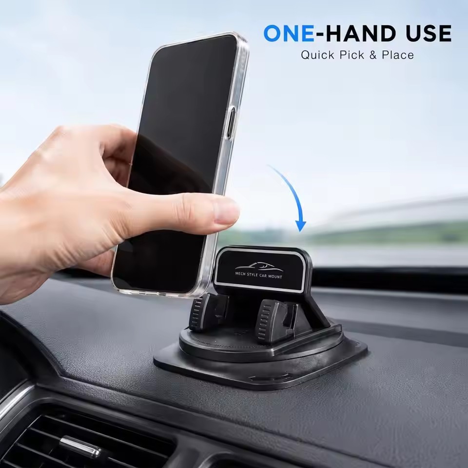 360 °   度角調整可能な車載携帯電話ホルダー、滑り止め - Phone Accessories Holder Car のレビューと価格