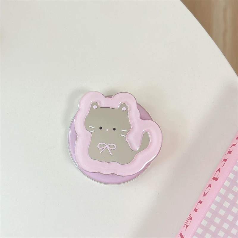 カートゥーンミラー伸縮式スマホスタンド カワイイ インス 3 - Phone Accessories Crochet のレビューと価格