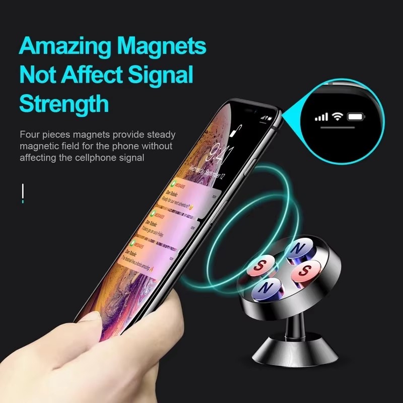マグネット式車載携帯電話ホルダー マグネットマウントブラケッ - Phone Accessories Holder Car のレビューと価格