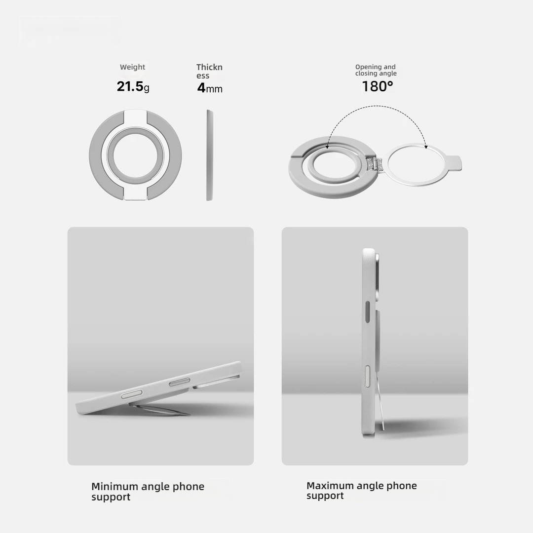 両面磁気シリコンフィンガーリング電話ホルダー携帯電話アクセサ - Phone Accessories Crochet のレビューと価格