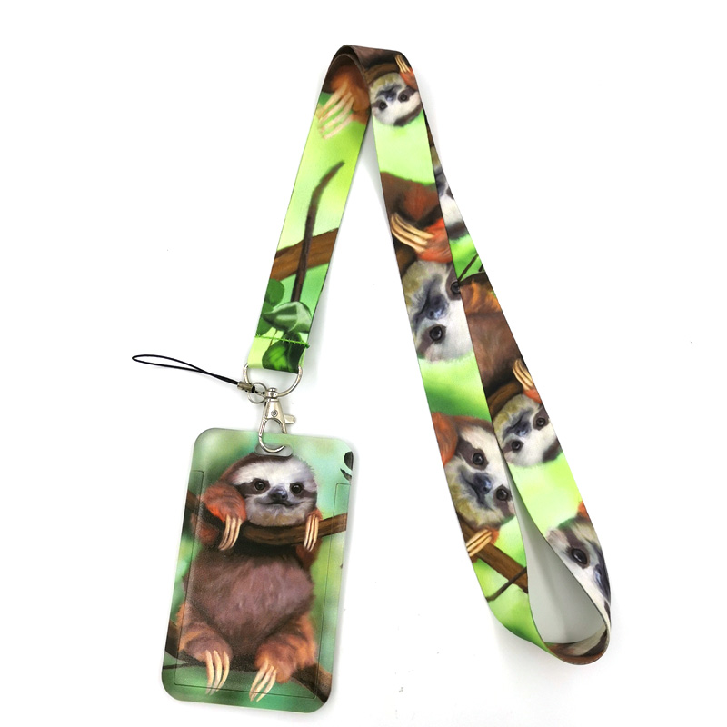 キーホルダーネームコード,本物の動物,ナマケモノ,アニメ,携 - Neck Hanging Phone Holder のレビューと価格