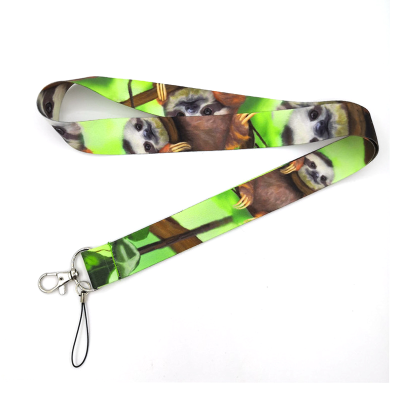 キーホルダーネームコード,本物の動物,ナマケモノ,アニメ,携 - Neck Hanging Phone Holder のレビューと価格