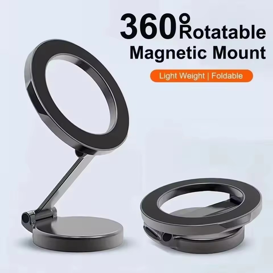マグセーフ対応360度回転折りたたみ式マグネット式車載携帯電 - Phone Accessories Holder Car のレビューと価格