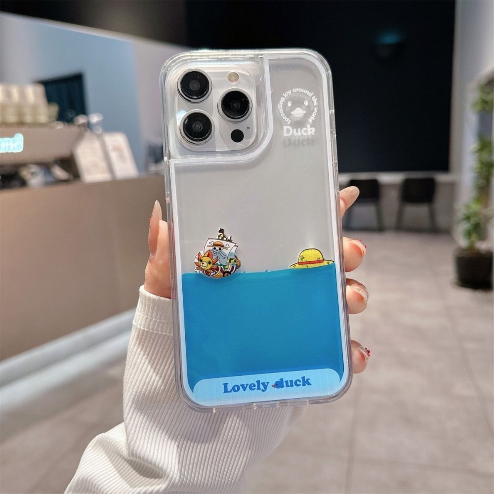 クリエイティブな浮遊液体クイックサンド透明アクリル保護ケース - Phone Accessories Icon のレビューと価格