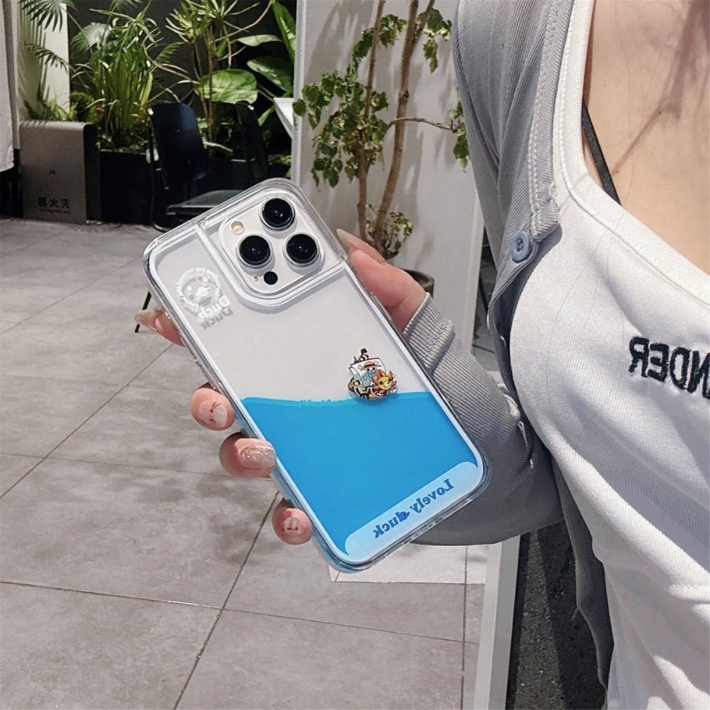 クリエイティブな浮遊液体クイックサンド透明アクリル保護ケース - Phone Accessories Icon のレビューと価格
