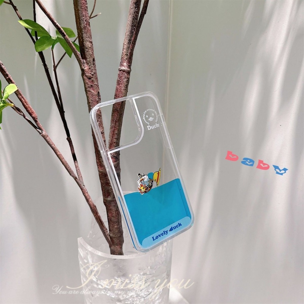 クリエイティブな浮遊液体クイックサンド透明アクリル保護ケース - Phone Accessories Icon のレビューと価格