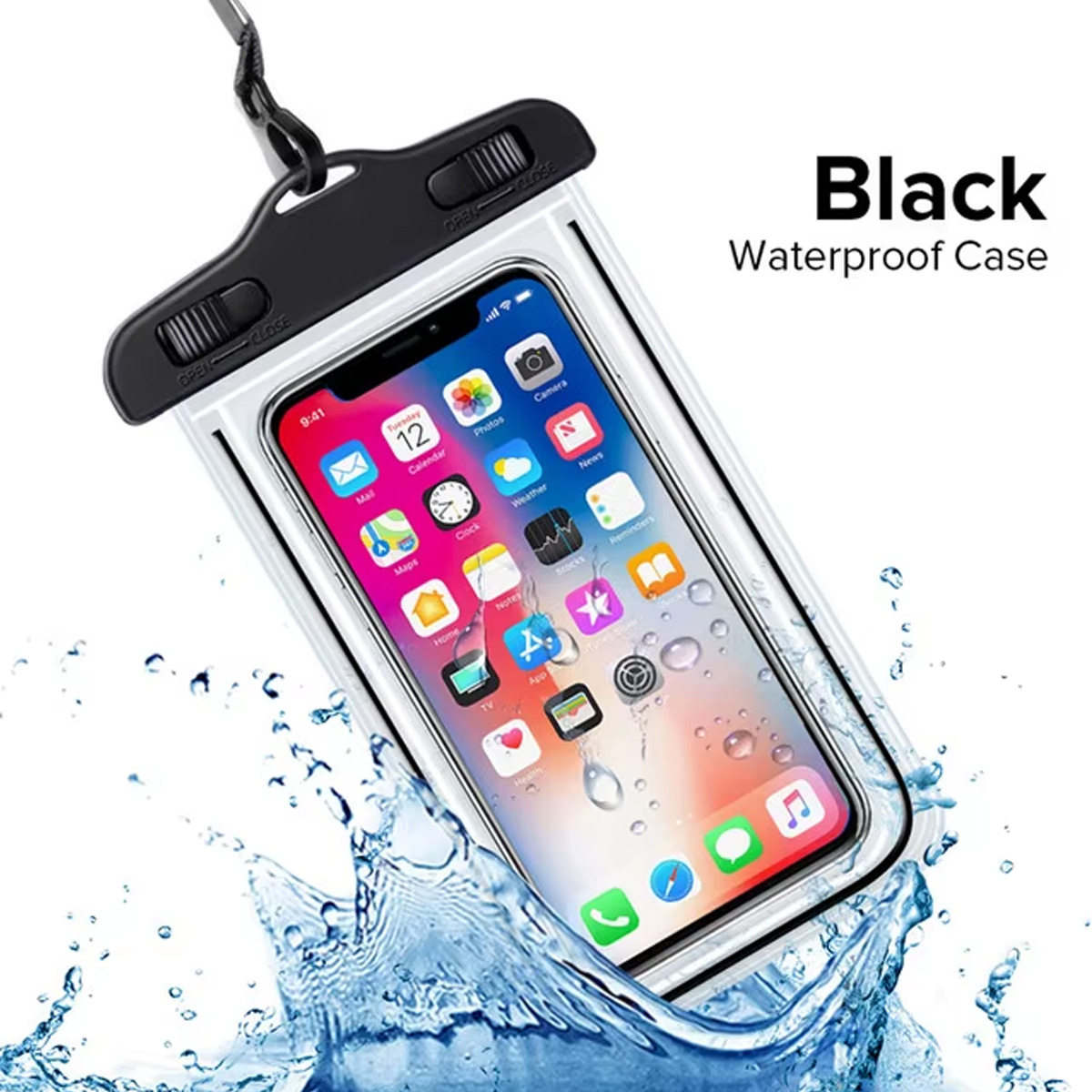エアバッグフローティング防水電話スリーブ落下防止ネックハンギ - Neck Hanging Phone Holder のレビューと価格
