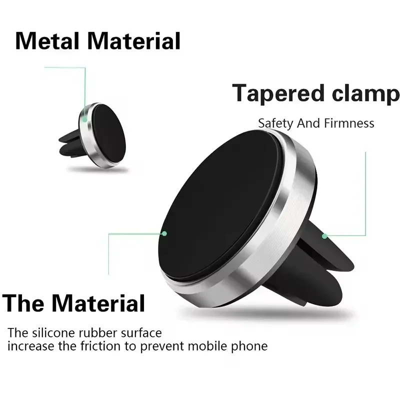 マグネット式車載携帯電話ホルダー 車内エアコン吹き出し口用マ - Phone Accessories Holder Car のレビューと価格