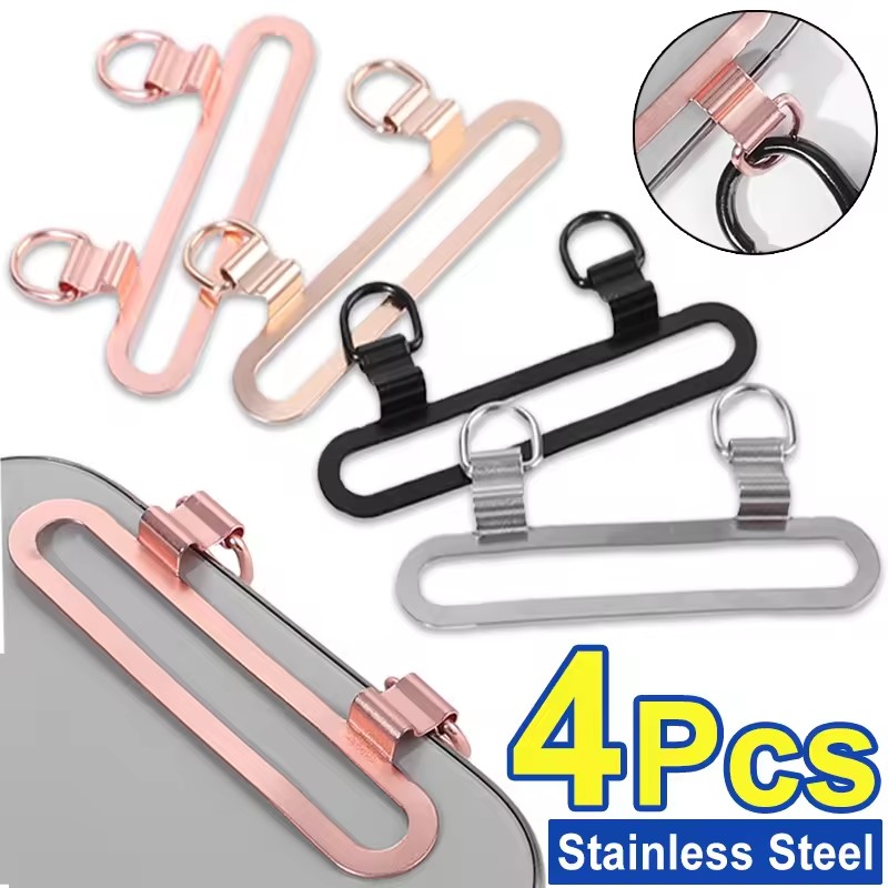 新しい超薄型金属製携帯電話用ランヤードガスケットパッチ ステ - Phone Accessories Hanging のレビューと価格