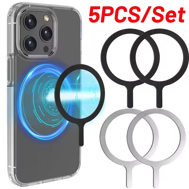 5-1個入りステッカーリング Magsafeワイヤレス充電用 - Phone Accessories Holder Car のレビューと価格
