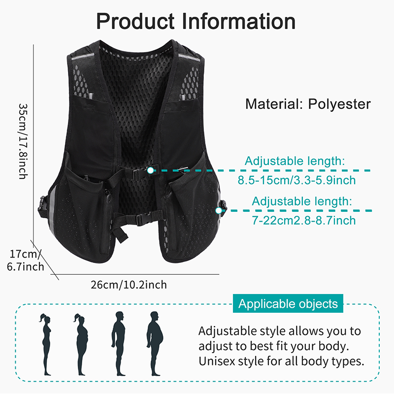 TINYAT 反射多機能ベストバッグ男性女性スポーツチェスト - Phone Accessories In China のレビューと価格