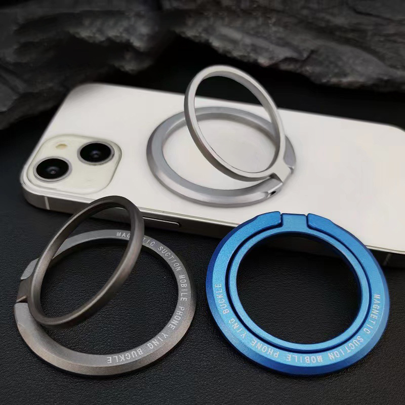 マグセーフ対応 指リングスタンド マグネットグリップマウント - Phone Accessories Crochet のレビューと価格