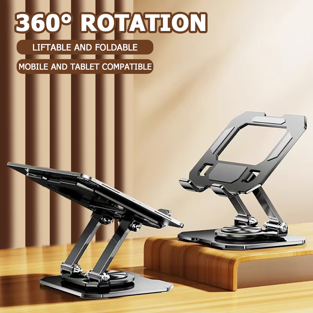 360度回転タブレット電話スタンド調節可能なデスクホルダー折 - Neck Hanging Phone Holder のレビューと価格