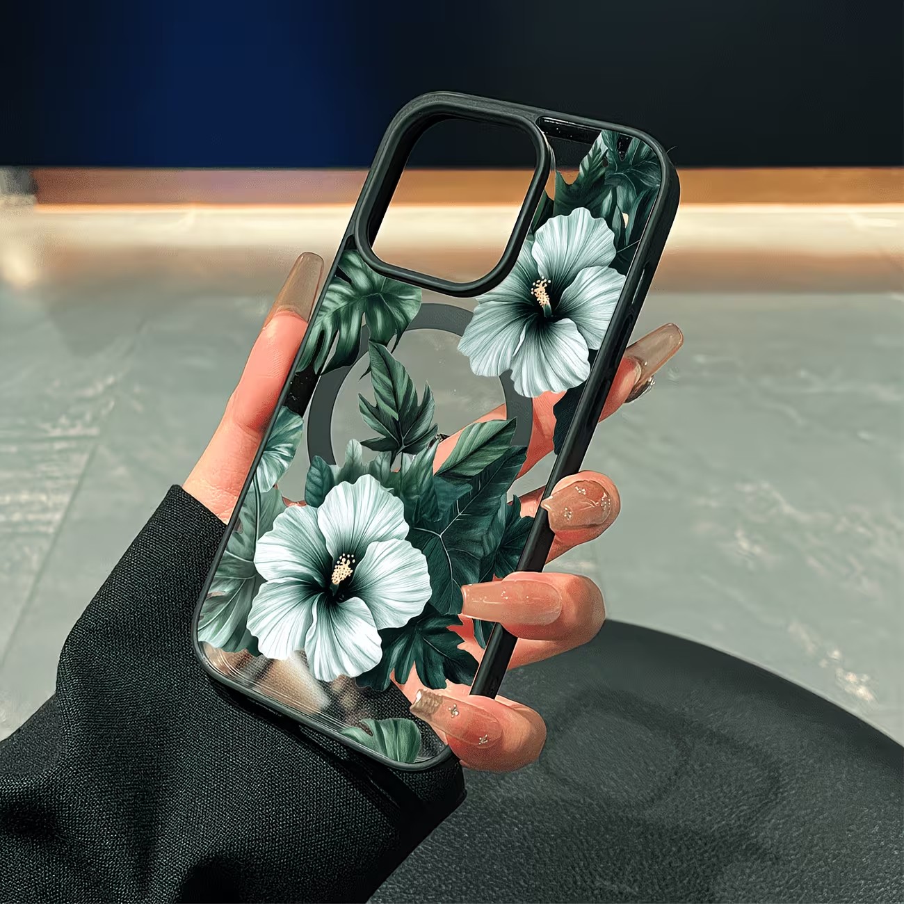 グリーンフローラルプリントのiPhoneケース iPhone - Phone Accessories Kiosk のレビューと価格